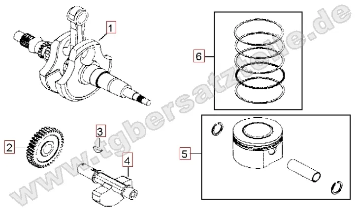 Kurbelwelle - Kolben Kurbelwelle - Kolben