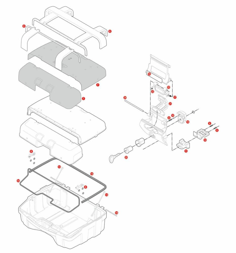 GIVI-Trekker-Seitenkoffer-Teilekatalog GIVI TRK46N Trekker
