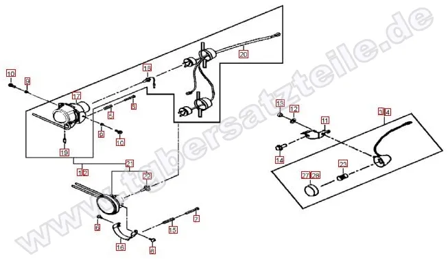 Scheinwerfer-Blinker vorne Scheinwerfer-Blinker vorne