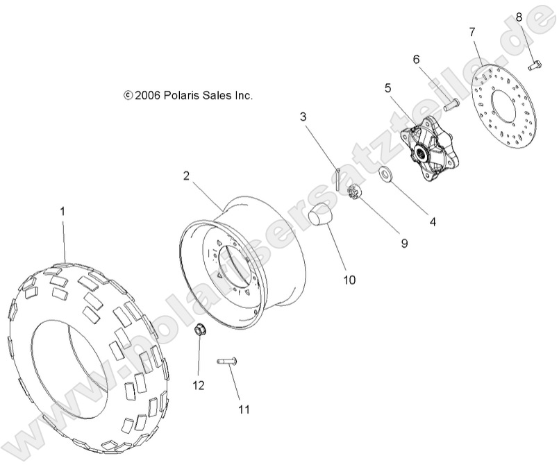 WHEELS, FRONT WHEELS, FRONT