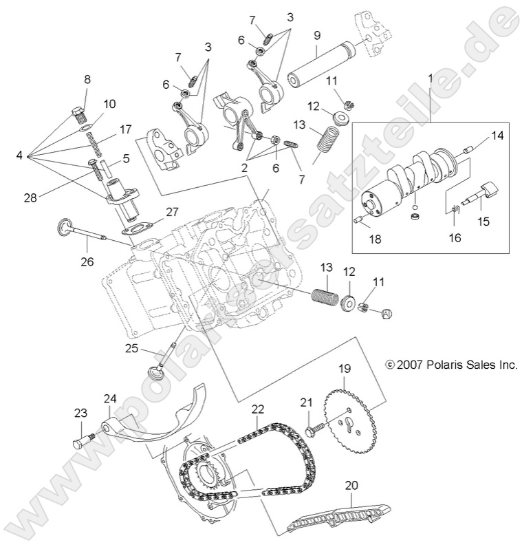ENGINE, VALVES and CAMSHAFT ENGINE, VALVES and CAMSHAFT