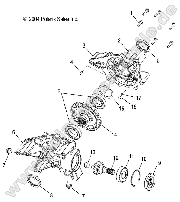 REAR GEARCASE REAR GEARCASE