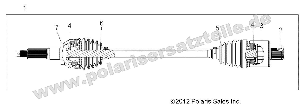 Drive Train, Rear Drive Shaft Drive Train, Rear Drive Shaft