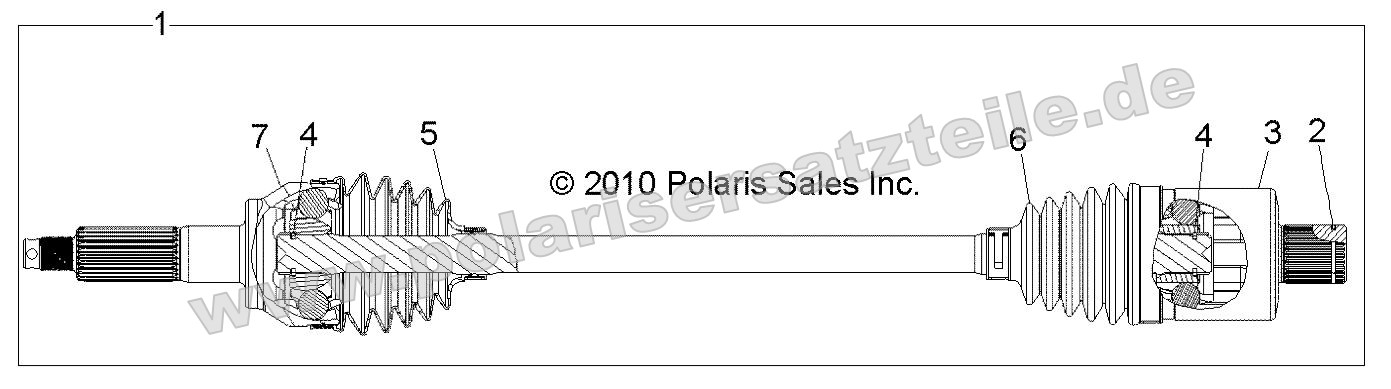 Drive Train, Rear Drive Shaft