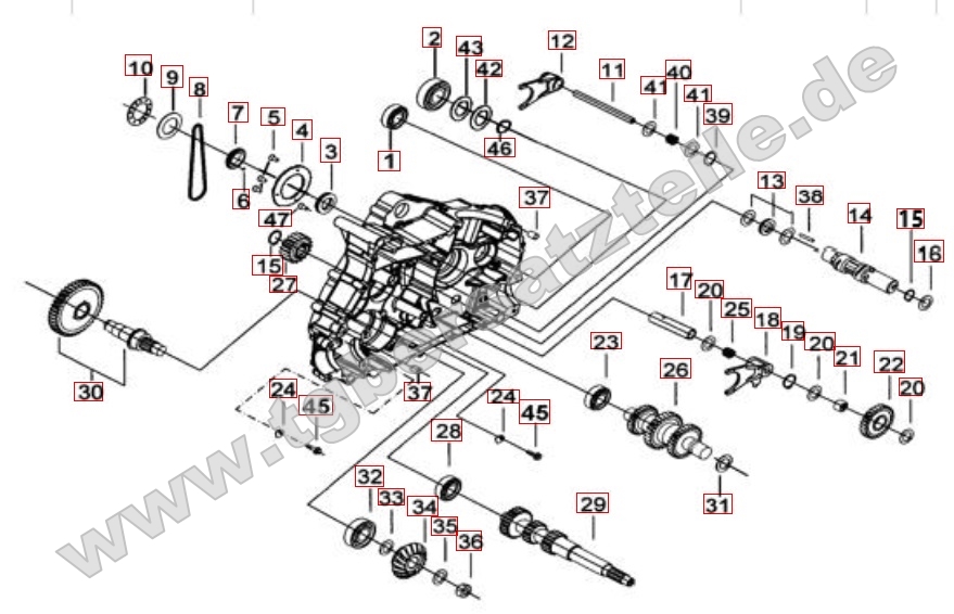 Motorgehäuse links 2