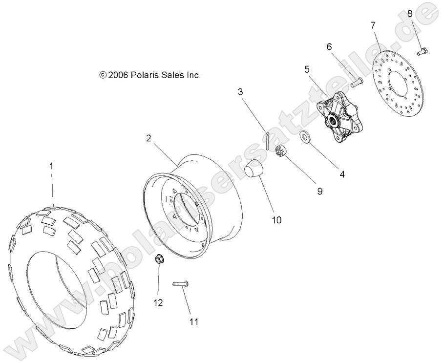 WHEELS, FRONT WHEELS, FRONT