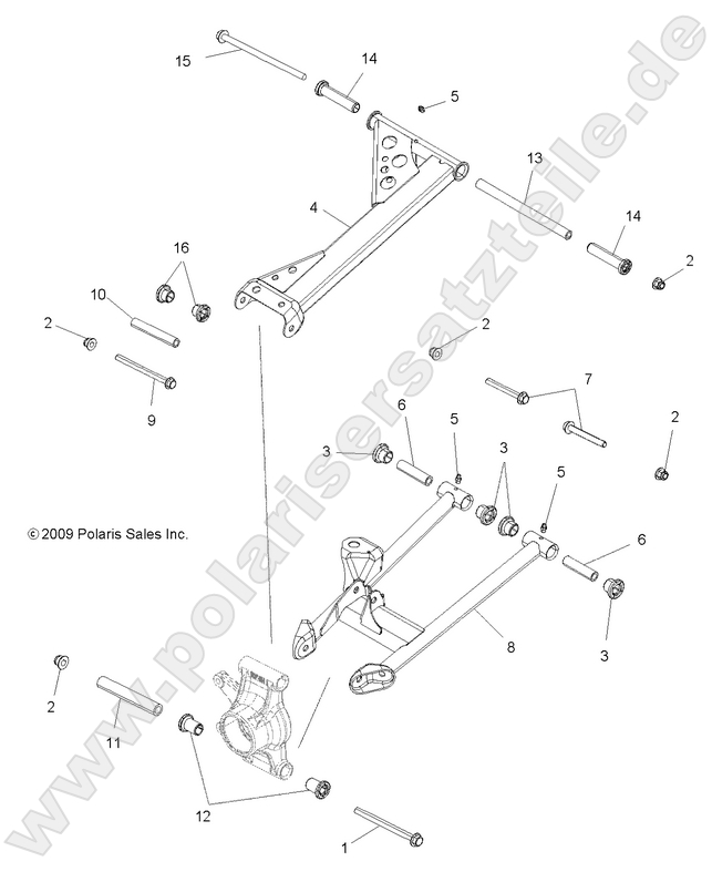 SUSPENSION, REAR SUSPENSION, REAR