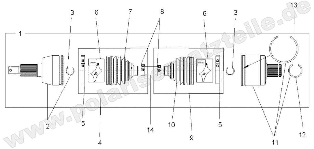 DRIVE TRAIN, DRIVE SHAFT, REAR