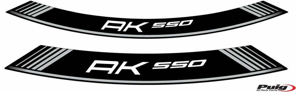 PUIG FELGENBÄNDER KYMCO AK550 SILBER - 9630P