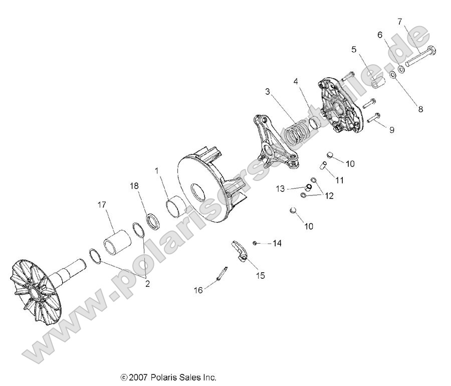 Drive Train, Primary Clutch