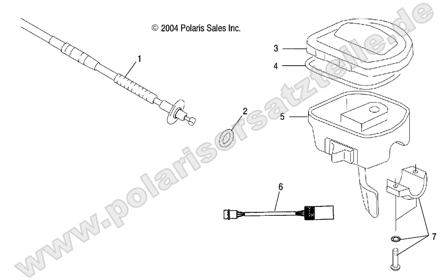 CONTROLS - THROTTLE ASM./CABLE CONTROLS - THROTTLE ASM./CABLE