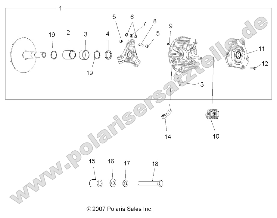 Drive Train, Primary Clutch