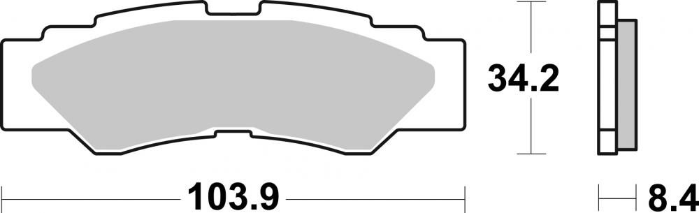 SBS Bremsbeläge Offroad & ATV Sintermetall - 980SI