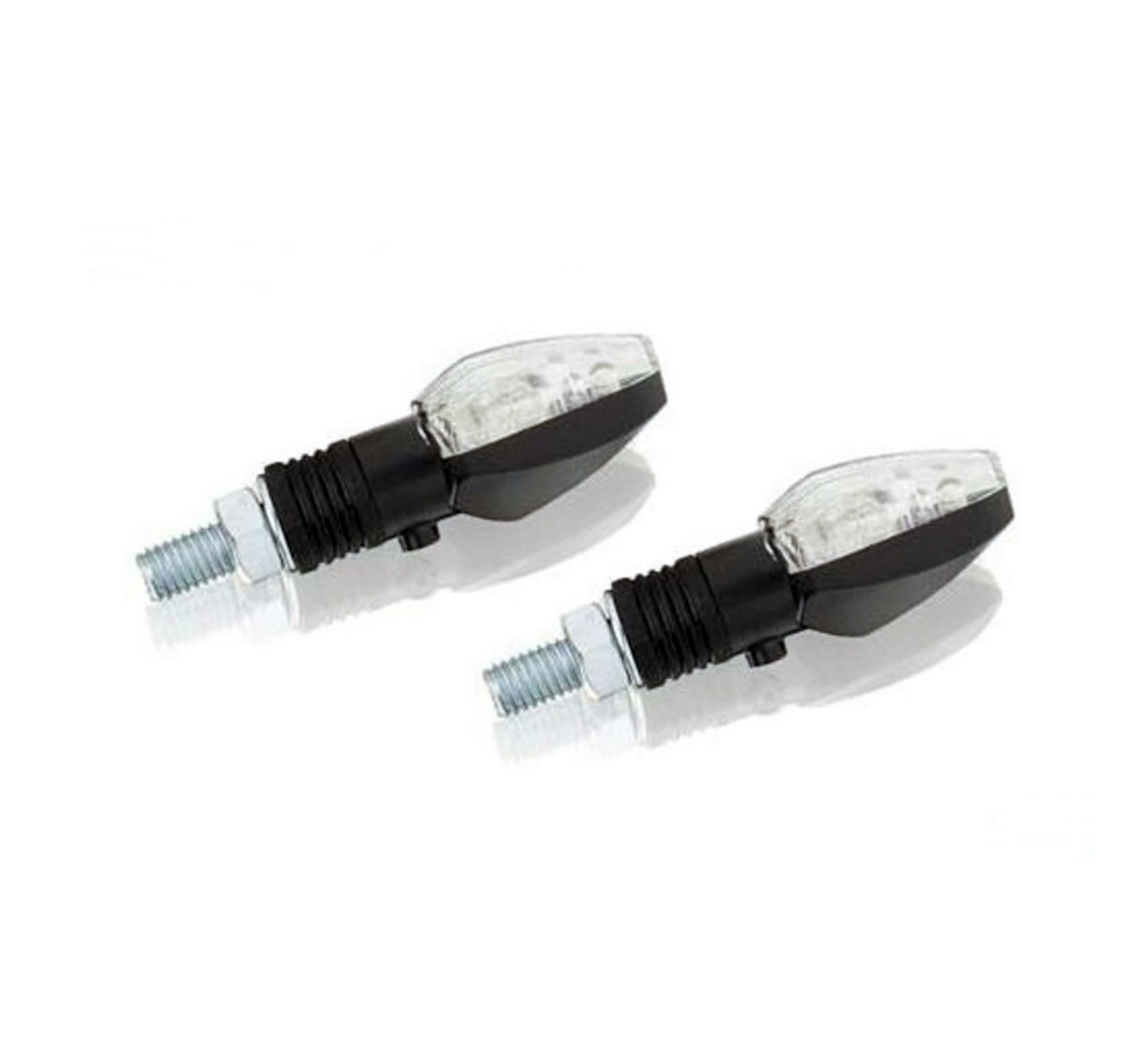 Puig LED Blinker Set Minimal lang schwarz - Glas klar - ABE - 4907N