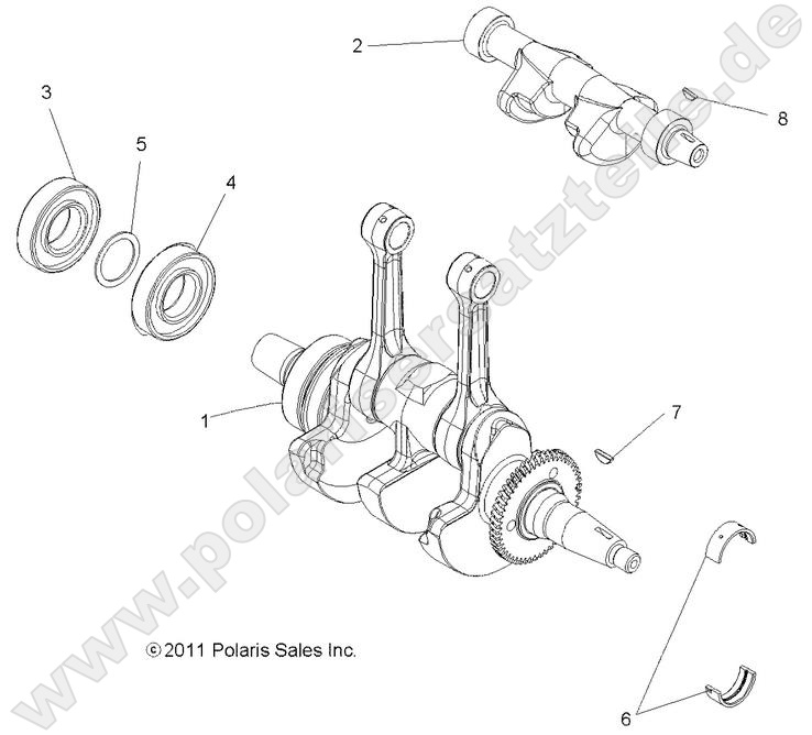 ENGINE, CRANKSHAFT and BALANCE SHAFT