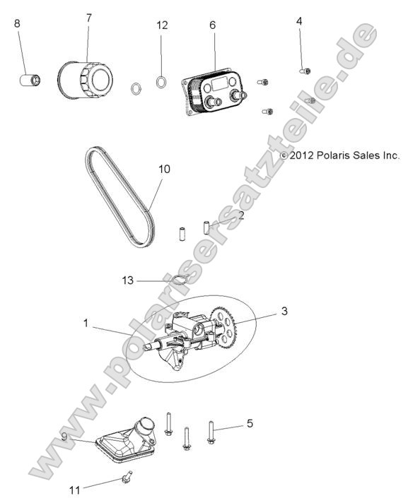 Engine, Oil Pump and Oil Cooler Engine, Oil Pump and Oil Cooler