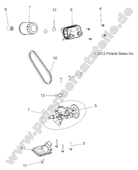 Engine, Oil Pump and Oil Cooler Engine, Oil Pump and Oil Cooler