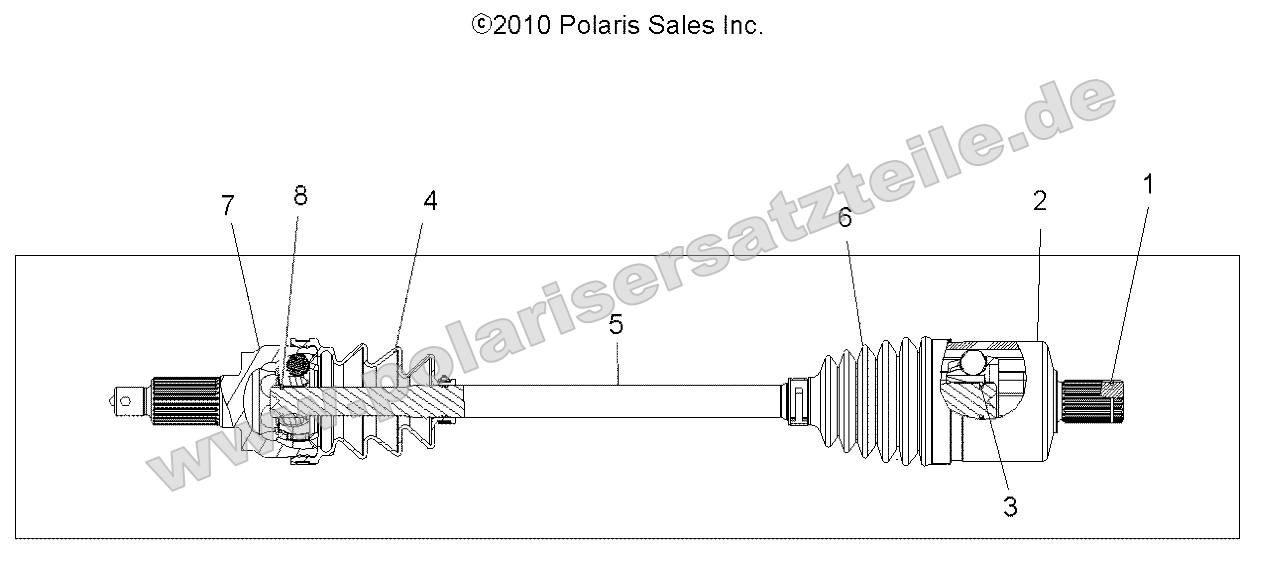 Drive Train, Drive Shaft, Front Drive Train, Drive Shaft, Front