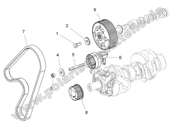 Engine, Timing Pulley, Timing Belt, Jockey Pulley Engine, Timing Pulley, Timing Belt, Jockey Pulley