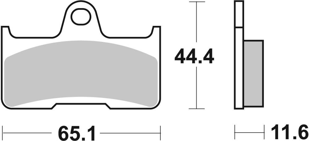 SBS Bremsbeläge Offroad & ATV Sintermetall - 799SI