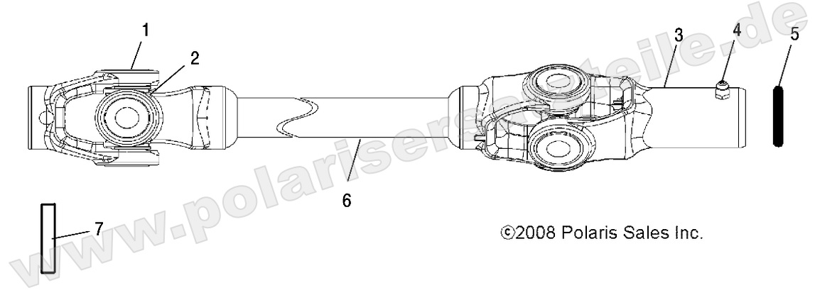 DRIVE TRAIN, PROP SHAFT