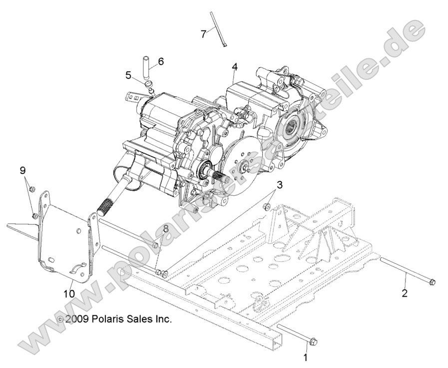 Drive Train, Main Gearcase Mounting