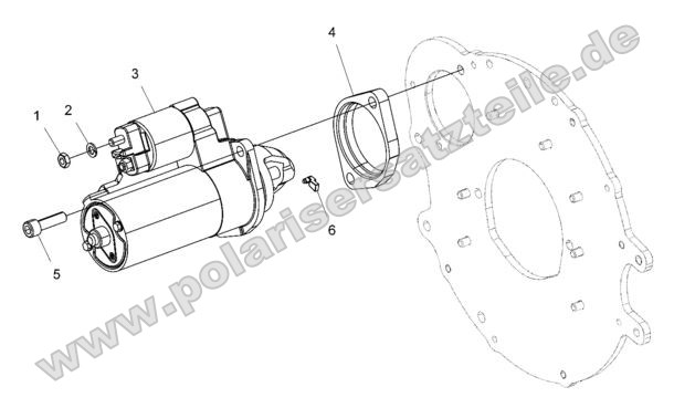 Engine, Starter Motor Engine, Starter Motor