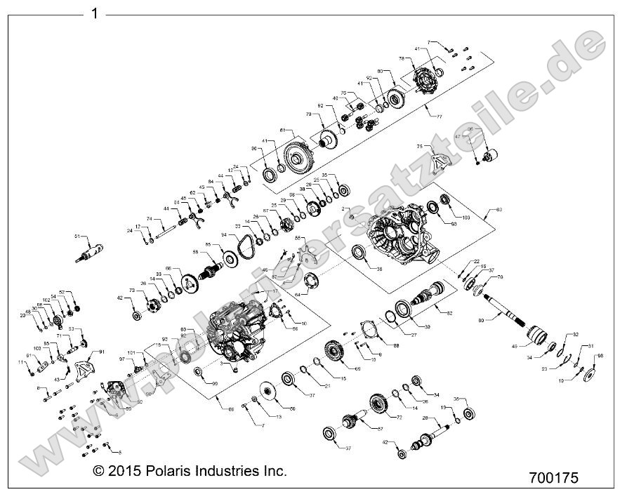 Drive Train, Main Gearcase (700175) Drive Train, Main Gearcase (700175)