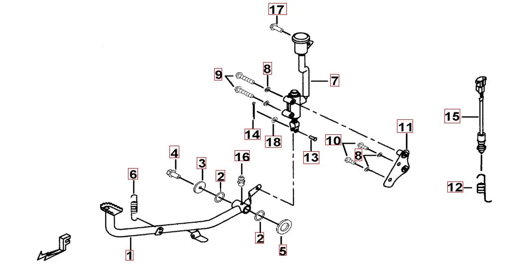 Bremspedal Bremspedal