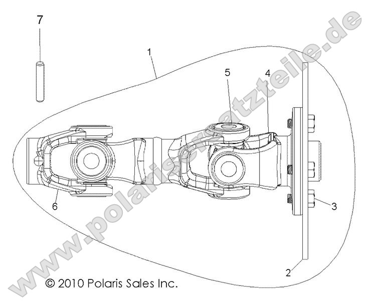 Drive Train, Rear Prop Shaft