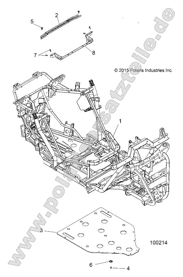 Chassis, Main Frame and Skid Plate Chassis, Main Frame and Skid Plate