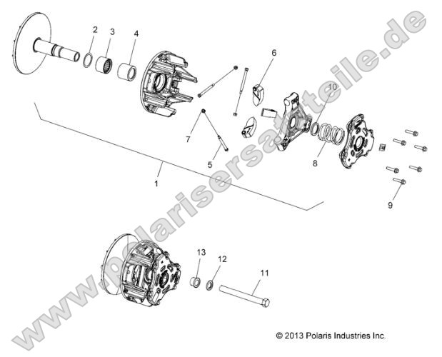Drive Train, Primary Clutch