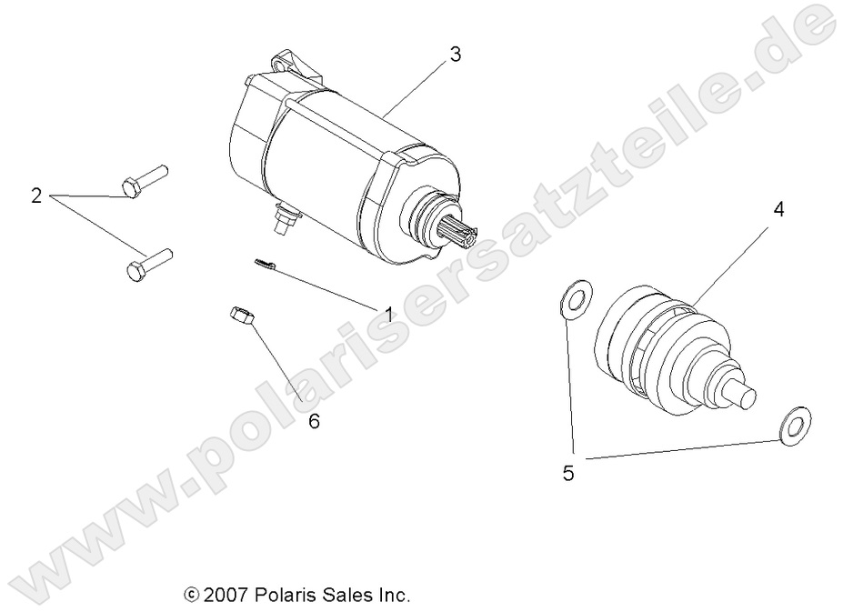 ENGINE, STARTING MOTOR ENGINE, STARTING MOTOR