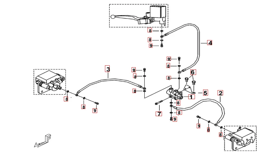 Bremssystem vorne Bremssystem vorne