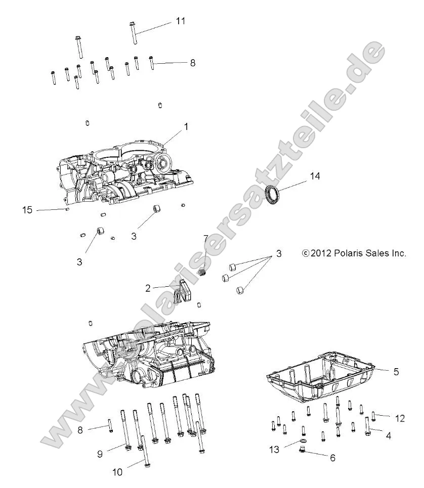 Engine, Crankcase Engine, Crankcase