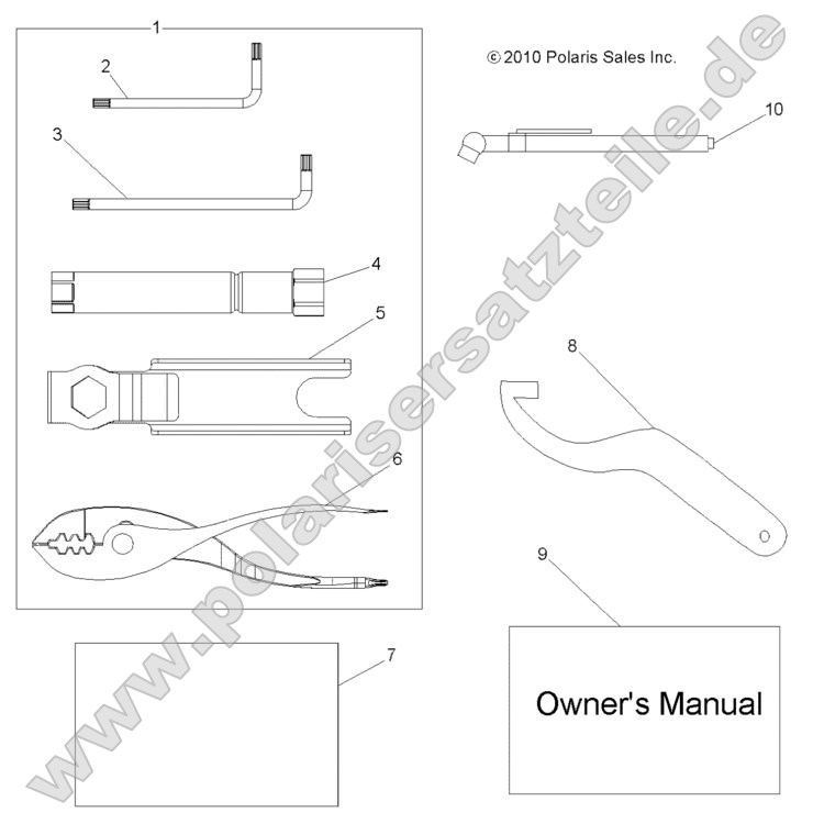 References, Tool Kit and Owners Manuals References, Tool Kit and Owners Manuals