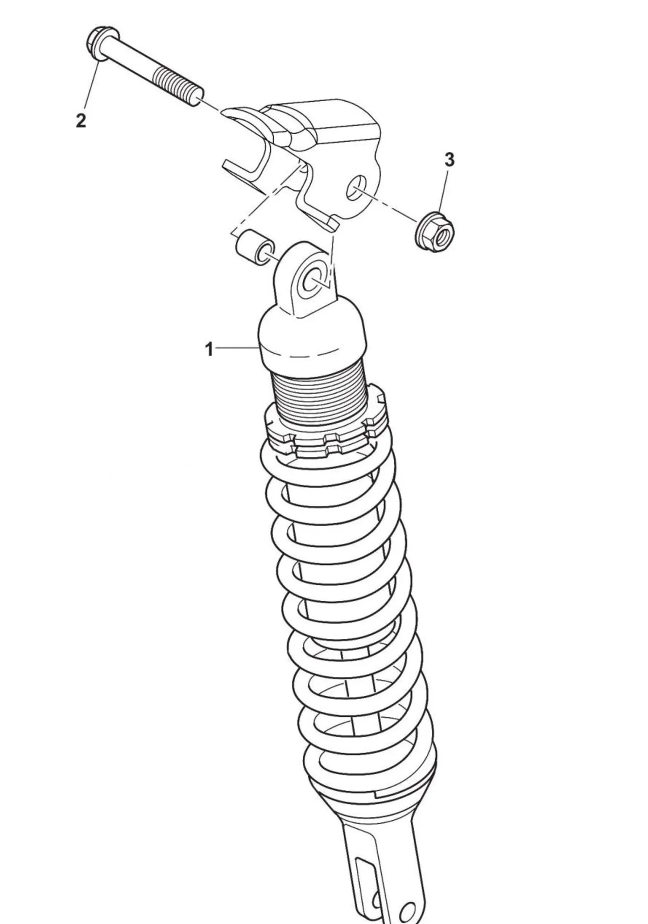 Federbein hinten Federbein hinten