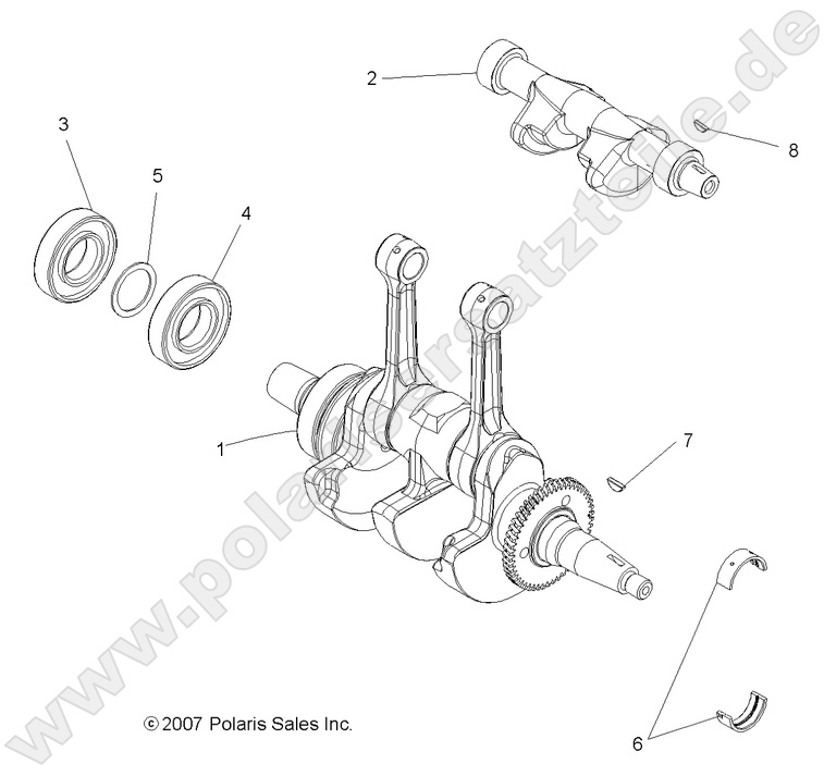 ENGINE, CRANKSHAFT and BALANCE SHAFT