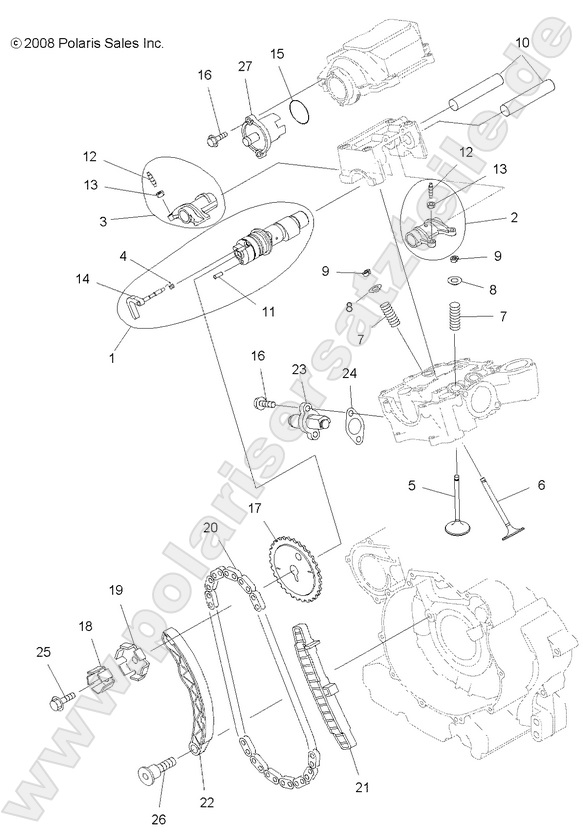 ENGINE, VALVES and CAMSHAFT