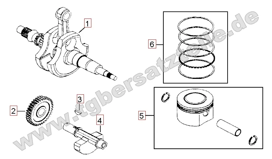 Kurbelwelle - Kolben Kurbelwelle - Kolben