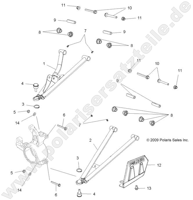 SUSPENSION, FRONT A-ARMS SUSPENSION, FRONT A-ARMS