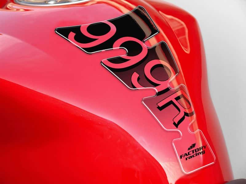 PUIG TANK PAD SPIRIT 999R SCHWARZ-KLAR - 4342N