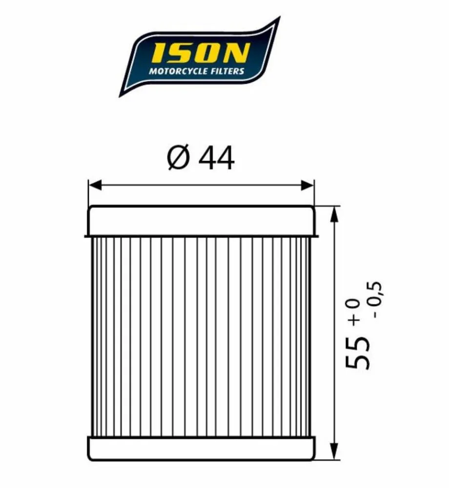 ISON_Oelfilter_132___ISON132_daten ISON Ölfilter 132 Arctic Cat 250 350 1998-05 /Suzuki LTZ 250 LTF 160 230 250 300