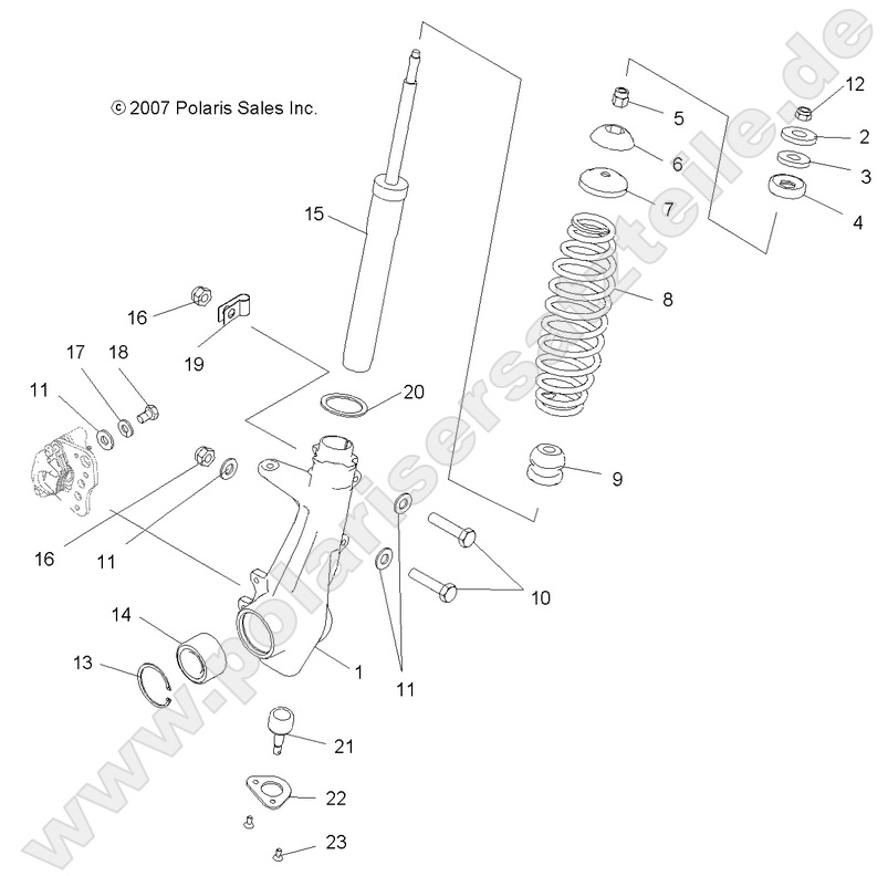 SUSPENSION, FRONT STRUT SUSPENSION, FRONT STRUT