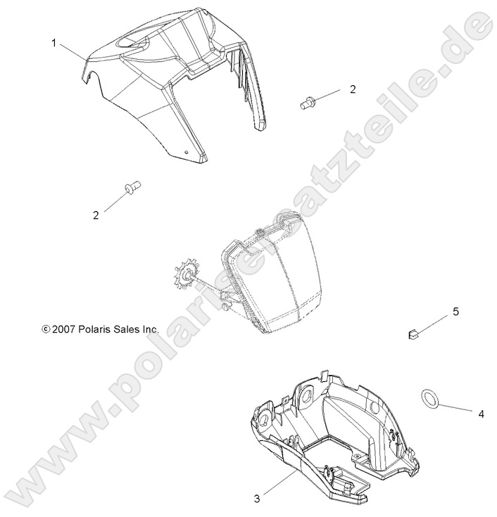 BODY, HEADLIGHT POD BODY, HEADLIGHT POD
