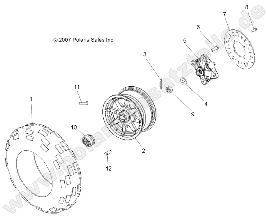 WHEELS, FRONT WHEELS, FRONT