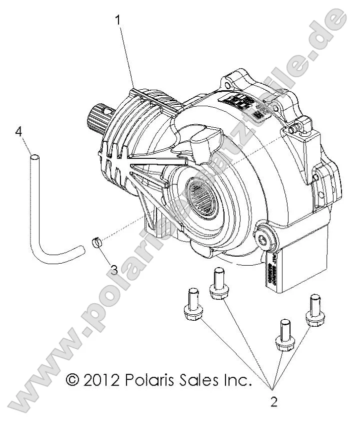 Drive Train, Front Gearcase Drive Train, Front Gearcase