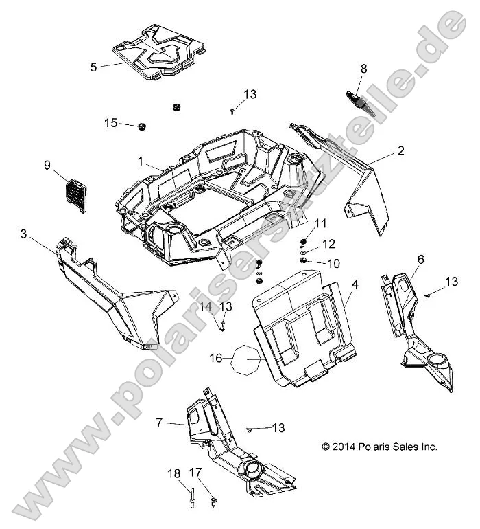 Body, Rear Rack and Fenders Body, Rear Rack and Fenders