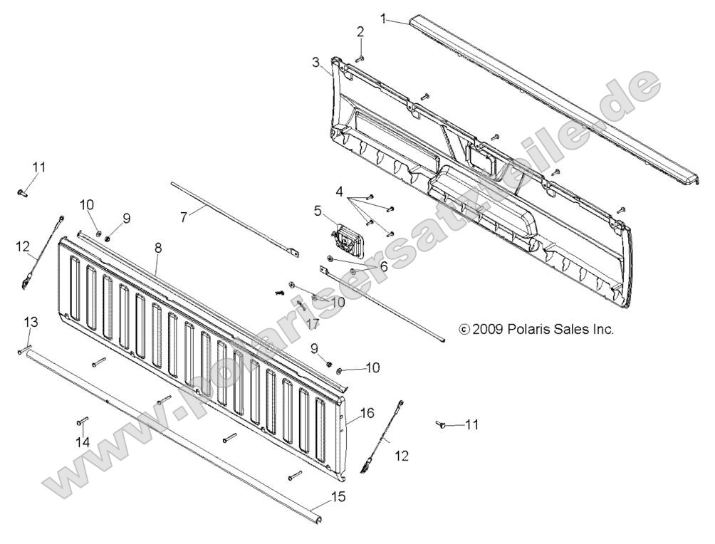 Body, Tailgate Asm. Body, Tailgate Asm.