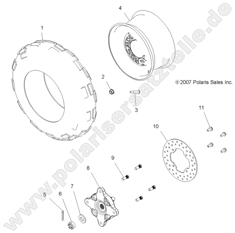 WHEELS, FRONT WHEELS, FRONT